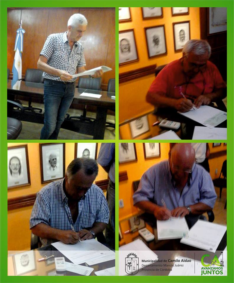 Entrega de subsidios a clubes.